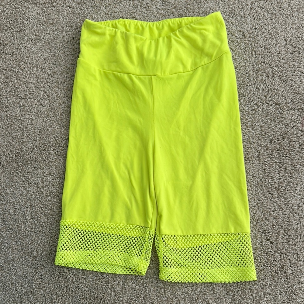 Neon Yellow Women's Shorts